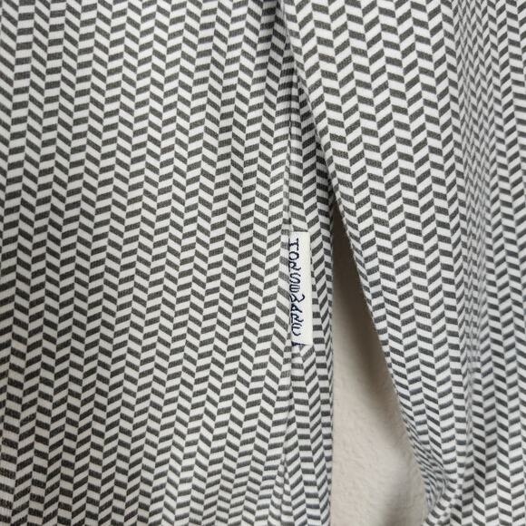 Horseware Ireland Cara Gray Chevron Equestrian Polo Long Sleeve Large Preppy - Picture 6 of 12